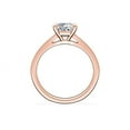 thumbnail image 2 of Diamond-Capitals 2.00 Carat Unique Princess Cut Moissanite Solitaire Diamond Ring for Birthday Gift in Solid 18K Rose Gold Size 11, 2 of 8