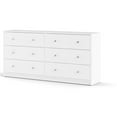 thumbnail image 6 of Tvilum Studio 6 Drawer Double Dresser, White, 6 of 15