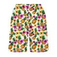 thumbnail image 5 of Dovford Swimming Shorts for Men Swimsuit Board Shorts Pineapple Print with Pockets Regular Fit Pull-on Drawstring Nylon Board Shorts, 5 of 5