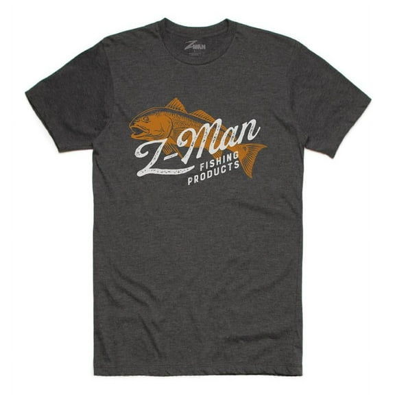 Z-Man Redfish TeeZ Short Sleeve T-Shirt (Light Blue, Small)