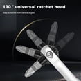 thumbnail image 4 of OKYMOTOR 40 in 1 Magnetic Ratchet Repair Phillips Screwdriver Set 60Tooth Gear Multi Bit Drive Rust Proof for Bikes Appliances Furniture Repair, 4 of 7