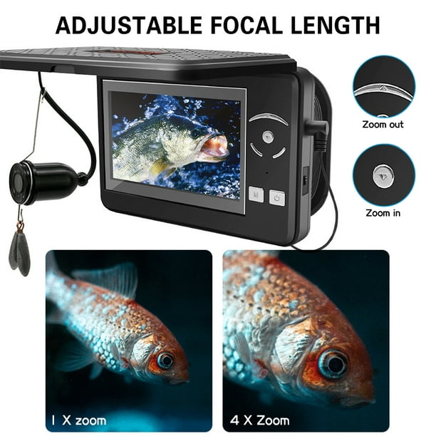 Portable Underwater Fishing Waterproof 720P Fish Finder with 4.3