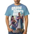 thumbnail image 5 of Grand Theft Auto Unisex Short Sleeve T Shirt Daily Novelty 3D Printed T-Shirts Soft Comfortable Tee Shirt Top For Men And Women, 5 of 7