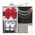 thumbnail image 2 of Little Treasure Baby Girl Boxed Gift Set, Leopard Necklace, 0-6 Months, 2 of 2
