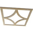 thumbnail image 2 of 20"OD x 12 3/4"ID x 3/8"T Statesman Wood Fretwork Pierced Ceiling Medallion, Hickory, 2 of 3