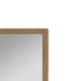 thumbnail image 2 of RADIANCE Goods Textured Brass Rectangular Framed Wall Mirror 33" Height, 2 of 6