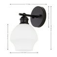 thumbnail image 3 of SAFAVIEH Solynn LED Black Metal Pendant Light with White Shade, Set of 2, 3 of 10