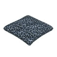 Light Blue Leopard Animal Pillow Cover Decorative Throw Pillowcase Soft