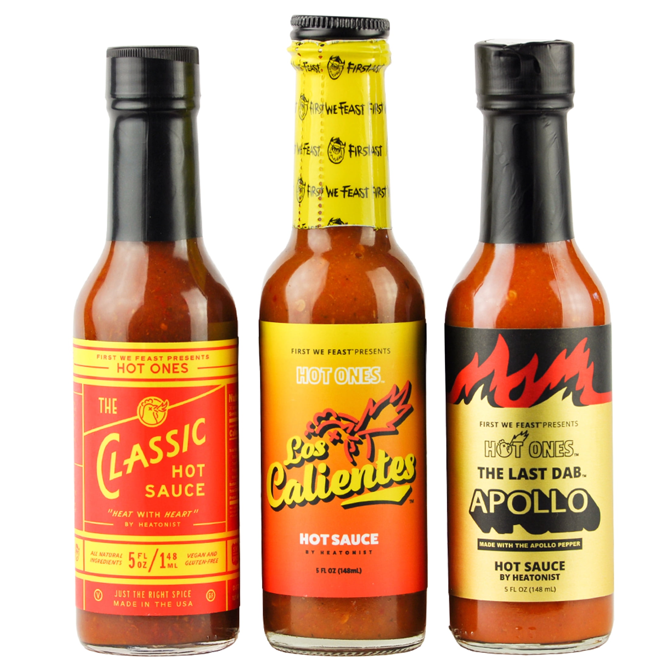 Hot Ones Hot Sauce Trio