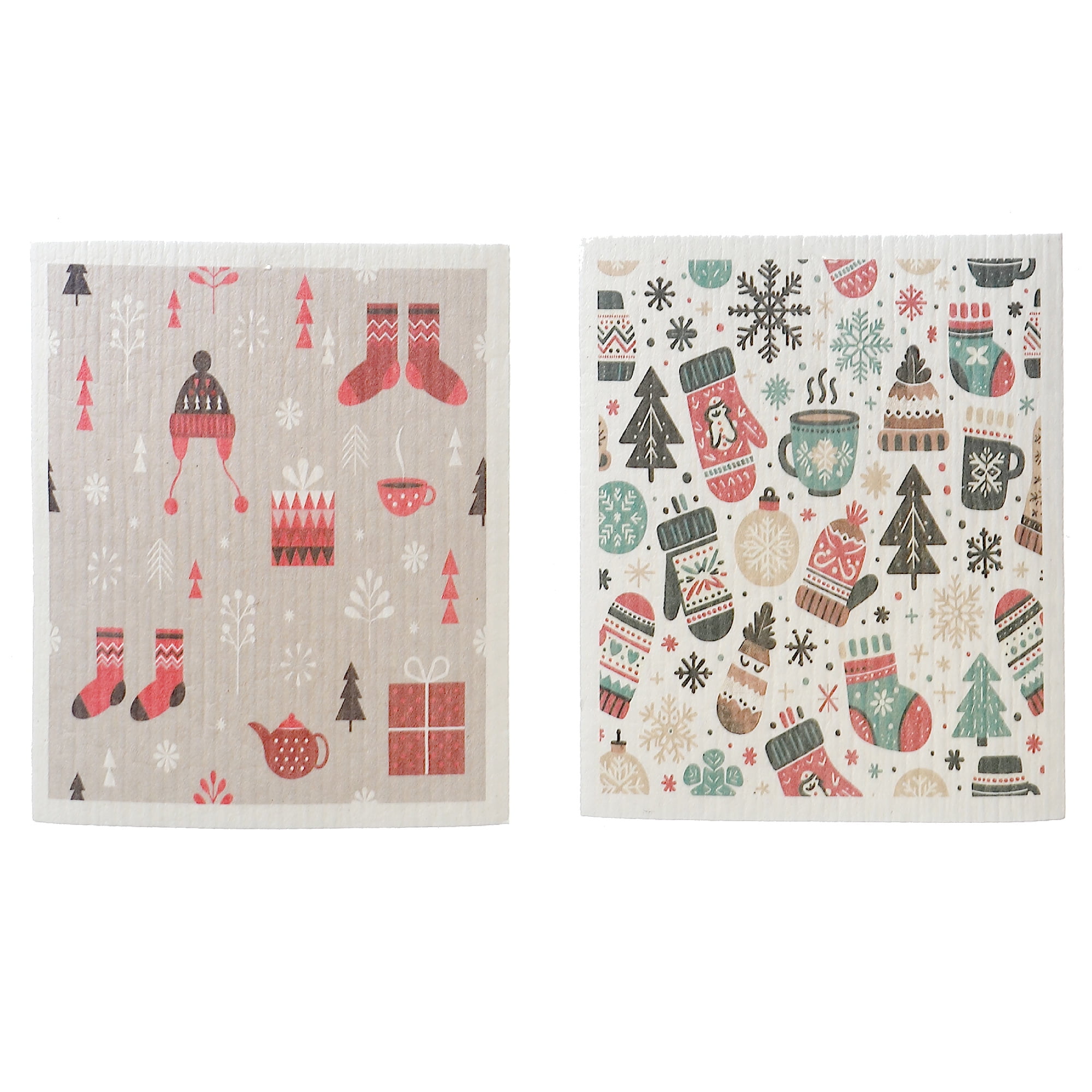 Swedish Dish Cloth Set Of 2 (Mittens, Toque And Socks ) (Asstd) - Set of 2