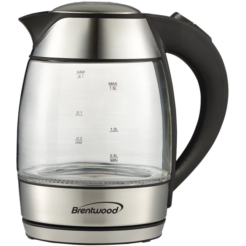 Brentwood KT1950BK 1.8Liter Glass Electric Kettle