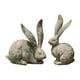 thumbnail image 2 of 2 figuras de conejo para decoración de jardín, regalo coleccionable, estatua decorativa de resina. Estilo B, 2 of 8