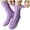 Purple, variant on ShomPort Winter Thick Sock Girls Women Cozy Warm Sleeping Socks Solid Color Cute Fuzzy Socks