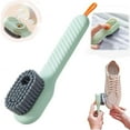 thumbnail image 2 of AUDeals 2025 2-in-1 Multifunction Cleaning Brush with Built-in Soap Dispenser | Replaceable Brush Heads & Non-Scratch Bristles | for Kitchen, Bathroom, Dishes & Tile Cleaning, 2 of 9
