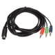 thumbnail image 1 of Cable Mini DIN ANGGREK de 9 Pines A 3.5mm Señal Clara Conexión Apretada Plug And Play, 1 of 8