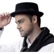 thumbnail image 1 of Pork Pie Hat 100% Wool Felt Men's Porkpie Breaking Bad Hats Flat Top Mens Fedora, 1 of 3