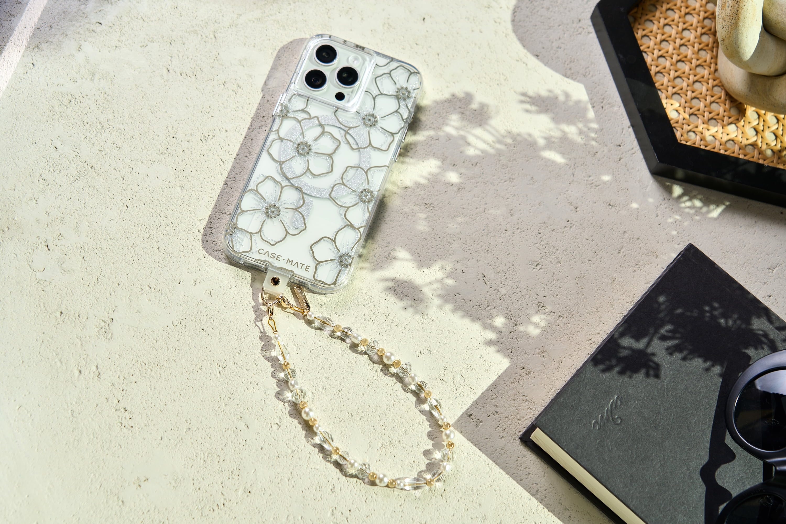 Case-Mate Phone Charm - Beaded Moon Crystal - Walmart.com