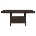thumbnail image 5 of Prentiss Rectangular Counter Height Table with Butterfly Leaf Cappuccino, 5 of 13