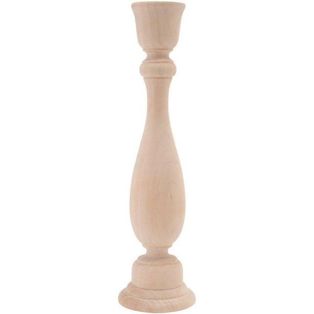 Wood Bulk Candle Stick, 9"