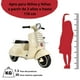 thumbnail image 5 of Motocicleta Montable Eléctrica Doble Asiento Joykoo Sonido luz LED 6v Beige, 5 of 7