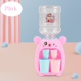thumbnail image 2 of 1 pieza de juguete de simulación de cocina rosa para niños, juego de rol para niños, mini dispensador de agua de dos cabezales, 2 of 5