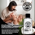 thumbnail image 3 of Natural Baby Oil for Infants, Liquid Coconut Oil Moisturizer -  No Mineral Oil, Baby Massage Oil with MCT | Sensitive Skin, Eczema & Dry Skin Relief | Fragrance Free - Coconut Essentials (6 oz), 3 of 8