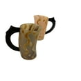 thumbnail image 2 of Handcrafted Drinking Horns Ceremonial Authentic Medieval Inspired Vessel W/Food Safe Coating For Beer, Viking Drinking Horn Mug, 2 of 5