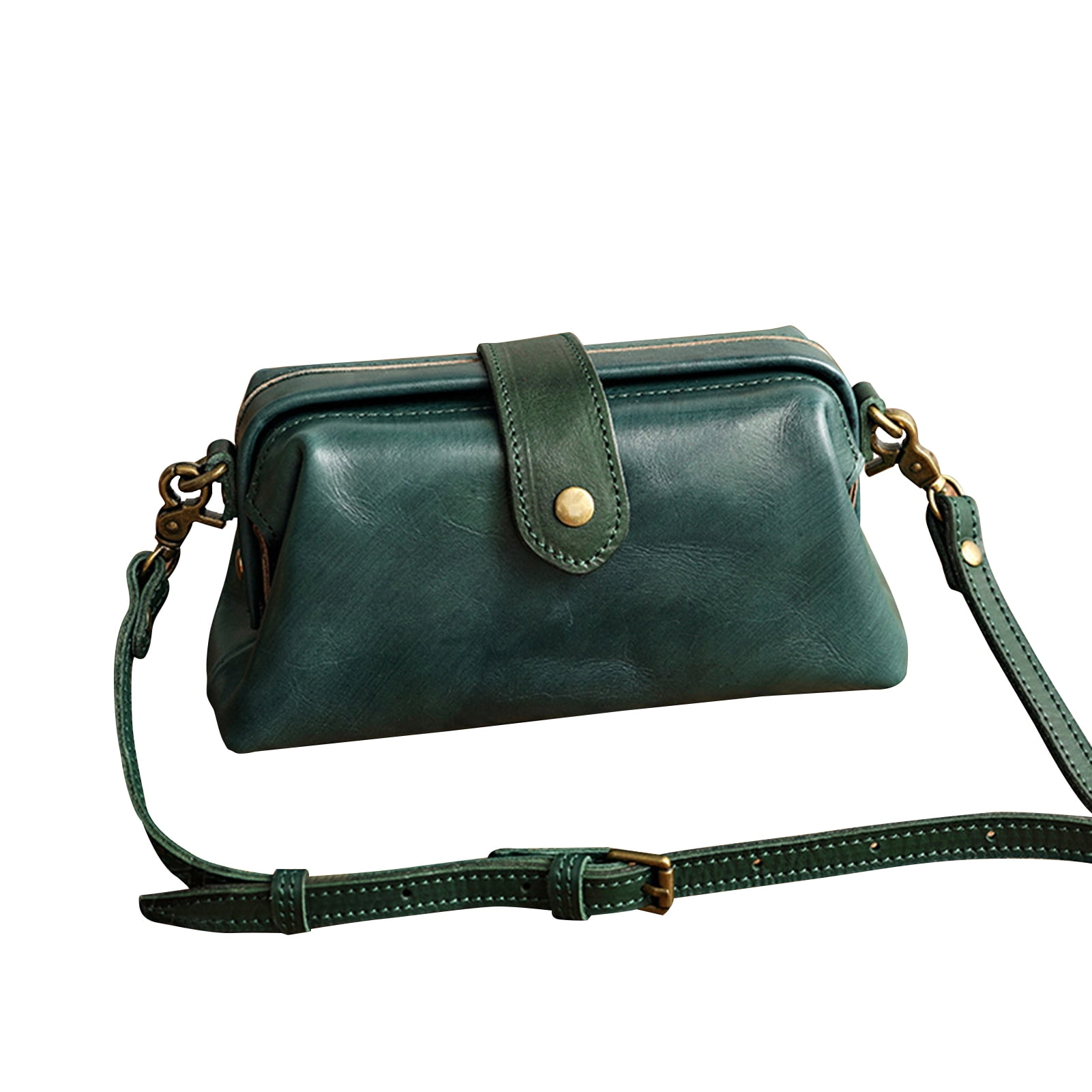 Details about   Leather Vintage Retro Women Shoulder Bag Satchel Handbag Tote Purse Messenger 9" 