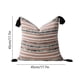 thumbnail image 3 of Sofa Vama Ropa de Cama Cojín bohemio con textura de cuerda, tejido con borlas, decorativo para sofá cama, dormitorio, moderno, 45,7 x 45,7 cm. for Navideño, 3 of 4