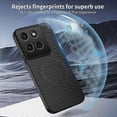 thumbnail image 5 of For Motorola Edge 60 5g/ Motorola Edge 60 Fusion 5g Case Compatible With Magsafe Carbon Fiber Texture Pc Tpu Phone Cover, 5 of 5