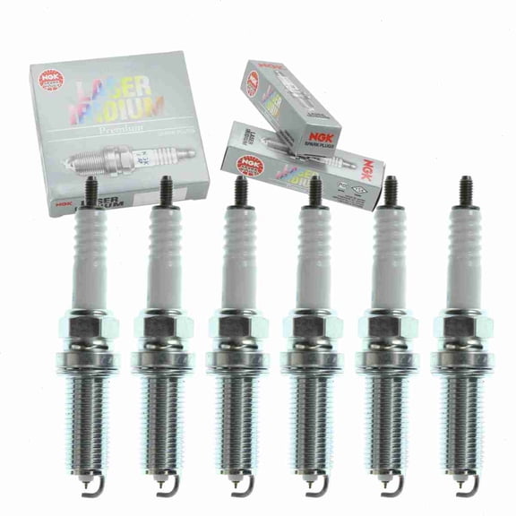 6 pc NGK 6205 Laser Iridium Spark Plugs for 61239093200 Ignition Wire Secondary