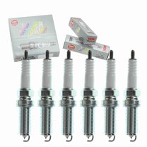 6 pc NGK 6205 Laser Iridium Spark Plugs for 61239093200 Ignition Wire Secondary