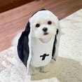thumbnail image 6 of Instagrammable Halloween Nun Cloak Outfit For Pet Creative Funny Cats Dog Cosplay Costume Photoshoots Accessories Gift, 6 of 8