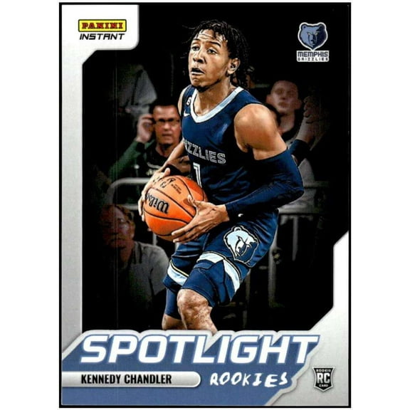 NBA 2022-23 Instant Spotlight Basketball   Kennedy Chandler Trading Card #36 (Rookie) (Panini)