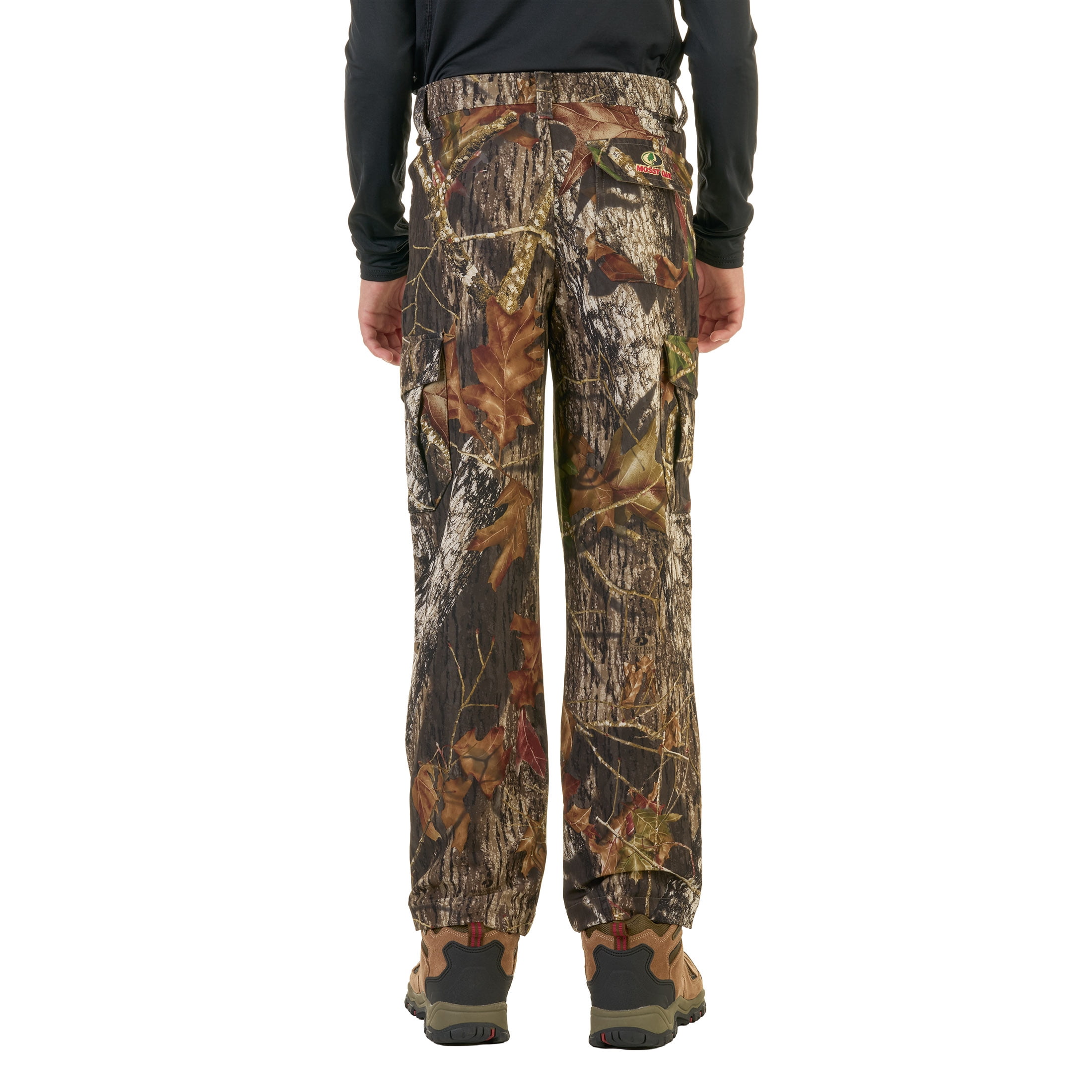 Mossy Oak Breakup Youth Stretch Cargo Hunting Pant, Mossy Oak Breakup, XS