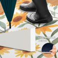 thumbnail image 2 of Yayeee Doormat for Inside 20"x32" Absorbent Low-Profile Washable Non-Slip Rubber Backed Entryway Rug, Sunflowers and Leaves Pattern, 2 of 8