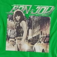 thumbnail image 2 of Bon Jovi Runaway Jon Women's T Shirt, Kelly Green, Medium, 2 of 6