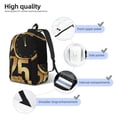 thumbnail image 4 of Naloa 2025 Happy New Year Canvas Backpack for Men Women Rucksack Casual Travel Daypack College Tote Satchel Bookbag for Teens-Small, 4 of 7