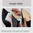 thumbnail image 3 of Wear-Resistant Non-Slip Shoes Mat Self-Adhesive Forefoot High Heels Sticker High Heel Sole Protector Rubber Pads Cushion Transparent C, 3 of 6