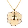 thumbnail image 3 of Cadena de oro de 30 mm con colgante bañado en oro de 24 quilates, regalo para mujer., 3 of 5