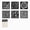 Colorful pattern, variant on Giaone 6 Pcs Layering Stencils Drawing Templates Hollow Out Album Painting Stencils