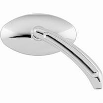Bikers Choice 488747 2.5 x 4.5 in. Oval Mirrors, Chrome