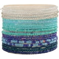 thumbnail image 6 of Top-kevin 18Pcs Colorful Bohemia Seed Beaded Bracelets Adjustable Stackable Rainbow Beaded Stretch Bracelet Multilayer Vaction Elastic Bracelet for Women, 6 of 10