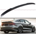 thumbnail image 1 of Real Carbon Fiber Rear Trunk Spoiler Lid For Audi A3 S3 RS3 14-18 Sedan Duckbill, 1 of 8