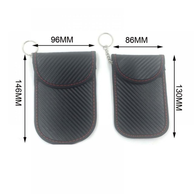 Big Clearance! Car Shield Key Case Single Layer Signal Blocking Pocket Rfid Anti-Theft Anti-Position Key Bag Against Radiation