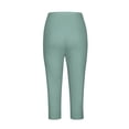 thumbnail image 6 of BUIGTTKLOP Womens Capri Pants Summer Capri Leggings Women Stretchy Workout Yoga Casual Vacation Beach Pants, 6 of 6
