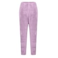 thumbnail image 5 of Fleece Plush Pajama Pants for Women Cozy Fuzzy Thicken Warm Pjs Pant Soft Comfy Lounge Sleepwear Trousers Fall Winter Thermal Pants Cold Weather Loungewear Clothes, 5 of 6