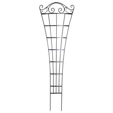 Panacea Romantic Garden Trellis, Black, 84.5"H, Pack of 5