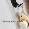 thumbnail image 4 of Swivel Out Towel Racks with Hooks 4-Bars Foldable Arms Bath Towel Hanger Wall Mount Towel, 4 of 8
