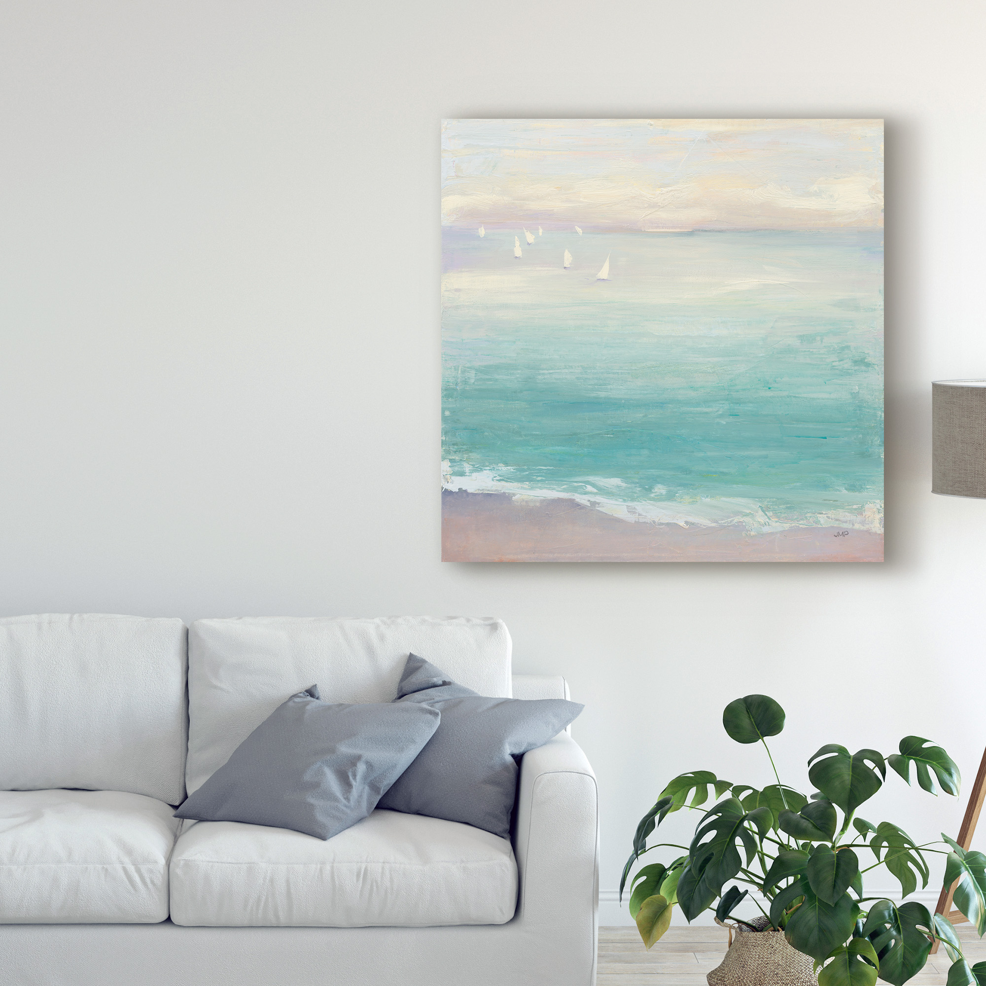 From the Shore' Canvas Art by Julia Purinton